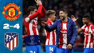 MANCHESTER UNITED VS ATLETICO MADRID (2-4) LEG2 AG (2-9) | CHAMPIONS LEAGUE