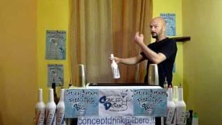 Corso di barman Firenze, Corso di barman Toscana, Barman flair, lezione 9,conceptdrink