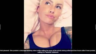 Amber Rose causes Internet outrage with completely BOTTOMLESS photo displaying her unshaven crotch b