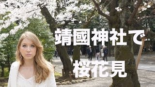 靖国神社に桜を見に行きました！☆Храм Ясукуни, Сакура ☆