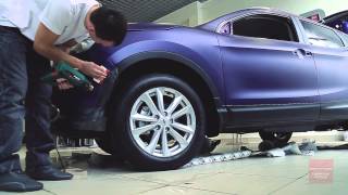 Nissan Qashqai, оклейка матовой пленкой (работа с дилером)