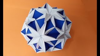 Кусудама Снежная звезда (Uniya Filonova), Kusudama Snow Star
