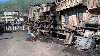 Haiti: At least 60 dead following fuel tanker explosion in northern city
