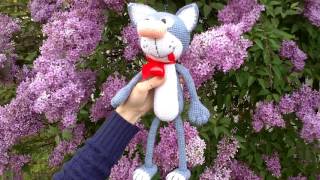 Кот Филипп крючком - Самое интересное.Обзор.Вяжем игрушку.(Amigurumi Crochet cat)