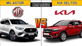 2021 MG Astor vs Kia Seltos Dimensions, Engine, Price Comparison