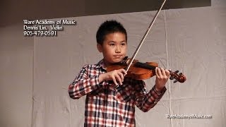 Dennis Lin, Violin: Moto Perpetuo by Hugh Colledge