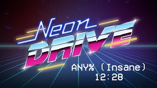 (OUTDATED) Neon Drive Speedrun | Any% (Insane) - 12:28 [WR]
