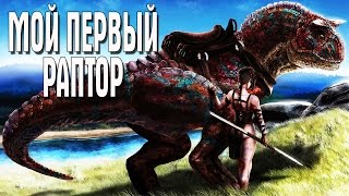 Ark Survival Evolved 2017 МОЙ ПЕРВЫЙ РАПТОР