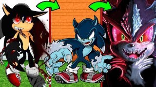 КАК МЕНЯЛСЯ СОНИК И ЕГО ЖИЗНЕННЫЙ ЦИКЛ В МАЙНКРАФТ ~ ЭВОЛЮЦИЯ СОНИКА В MINECRAFT SONIC