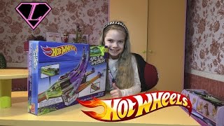 Распаковка игрушек Хотвилс трек пила Острые лезвия Hot Wheels Split Speeders unboxing toy
