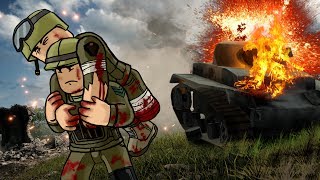 Roblox Movie | MASSIVE ARMY INVASION - Green vs Yellow Base Wars! (Roblox War)