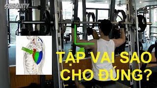 [V1] Cách tập đúng để có được đôi vai như bạn mong muốn!