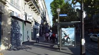 Metro 3 Republique Oberkamp Supermarkt LIDL Bus 69 Louvre Spaziergang Paris 2015 Schützes Expedition