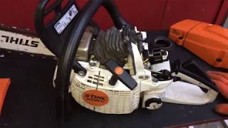 Stihl M-Tronic ms 261 c отсутствие холостого хода