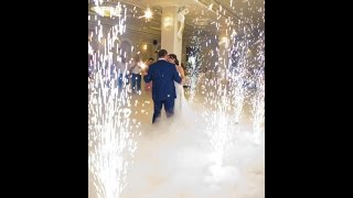 Холодный фонтан на первый танец! 3м 30с