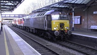 Class 91122 + 91128 with 57312 to Leicester LIP   01/02/20