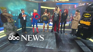 'GMA' anchors reveal their superhero-themed 2017 Halloween costumes