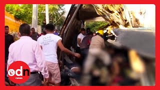 KILLER Crash as Migrant-Laden Truck FLIPS in Mexico