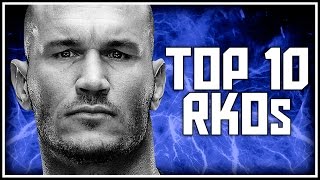 Top 10 Must See RKOs By Randy Orton - WWE Countdown #OuttaNowhere #RoadToWWE2K17