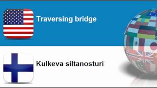 Learn Finnish = Topic = Cranes