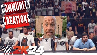 Community Creations + Custom Signs! #wwe2k24