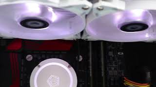 ID-COOLING FROSTFLOW PLUS 240 SNOW 동작영상1