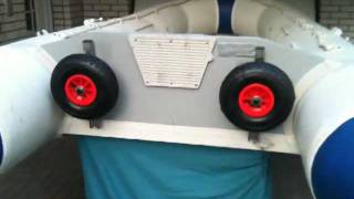 Klapp-Slipräder für Schlauchboote