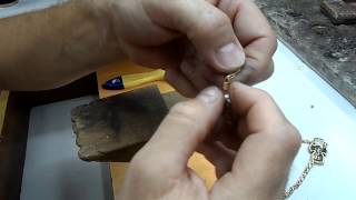 #goldenartjeweler =КАК ПАЯТЬ БЕЗ ПРИПОЯ. ЗАМЕНА ЗАМКА НА ЦЕПОЧКЕ=