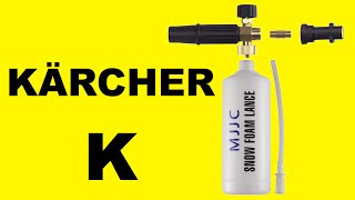 ПЕННАЯ НАСАДКА MJJC ДЛЯ Karcher МОЙКИ ВЫСОКОГО ДАВЛЕНИЯ. АЛИЭКСПРЕСС