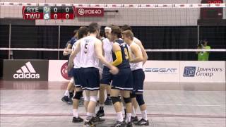CIS Men's Volleyball Championship 2016 - Game 1 - Ryerson vs Trinity Western 10_3_16