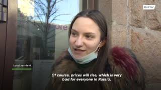 Russia: 'Negative phenomenon to some extent' - Muscovites on Western sanctions