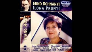 Dohnanyi: Three Singular Pieces Op. 44. Perpetuum mobile (Ilona Prunyi - piano) 2000