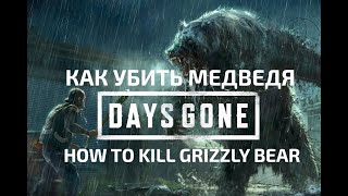DAYS GONE Как убить медведя | DAYS GONE HOW TO KILL GRIZZLY BEAR