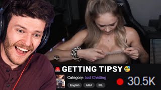 family friendly streamer didn't know her stream was on...
