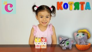 Коробочки с сюрпризами КОТЯТА с мармеладом Box with toys KITTENS unboxing ► София маленькая