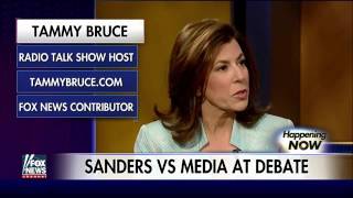 Bernie Sanders takes aim at the media