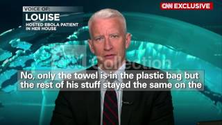 EBOLA: PATIENT'S FRIEND ON CLEANING THE HOUSE