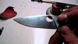How To Mirror Polish A Knife.
