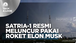 Satelit Satria-1 Sukses Terbang Dibawa Roket Elon Musk