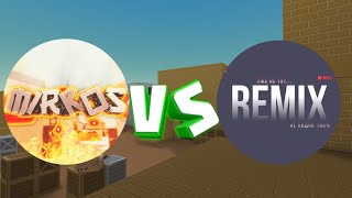 |ДУЭЛЬ ЮТУБЕРОВ|Mirkos VS REMIX| BLOCK STRIKE|