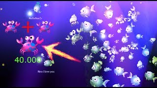 Oceanar.io 1 Big Crab / Oceanario 76952 Mass Record Europe Server / Gameplay (Funny Moments)