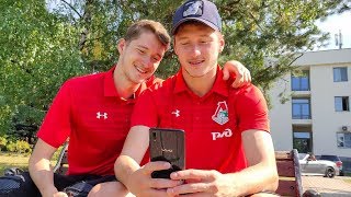 Братья Миранчуки позвонили болельщику «Локо» по новому смартфону Vivo