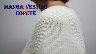 Vestido abrigo para mujer, 7º paso, cerrado de las mangas