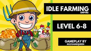 FARM AWAY | IDLE FARMING EMPIRE gameplay Lvl 6-8 [MszGameQueen]