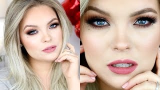 Rosy Valentine's Day Makeup - Crystal Conte Collab! | Brianna Fox