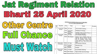 JAT REGIMENT RELATION BHARTI HOLD ON 25 Arpil 2020 | Full Explaind (Hindi)