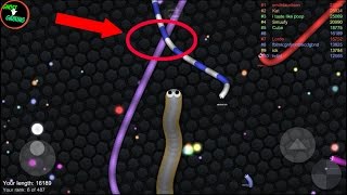 WTF A Glitch???|Slither.io Android Gameplay