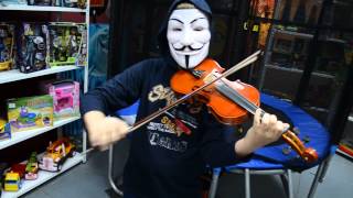 Концерт Гая Фокса с композицией (V) Вендета для скрипки