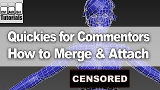 How to Merge and Attach 3D Models - AutoDesk 3ds Max