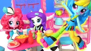 MLP Sweet Snacks Cafe Pinkie Май Литл Пони Мультик! КАФЕ ПИНКИ ПАЙ! Equestrian Girls Видео для Детей
